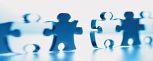 jigsaw pieces standing up | onsite management | HiRUM