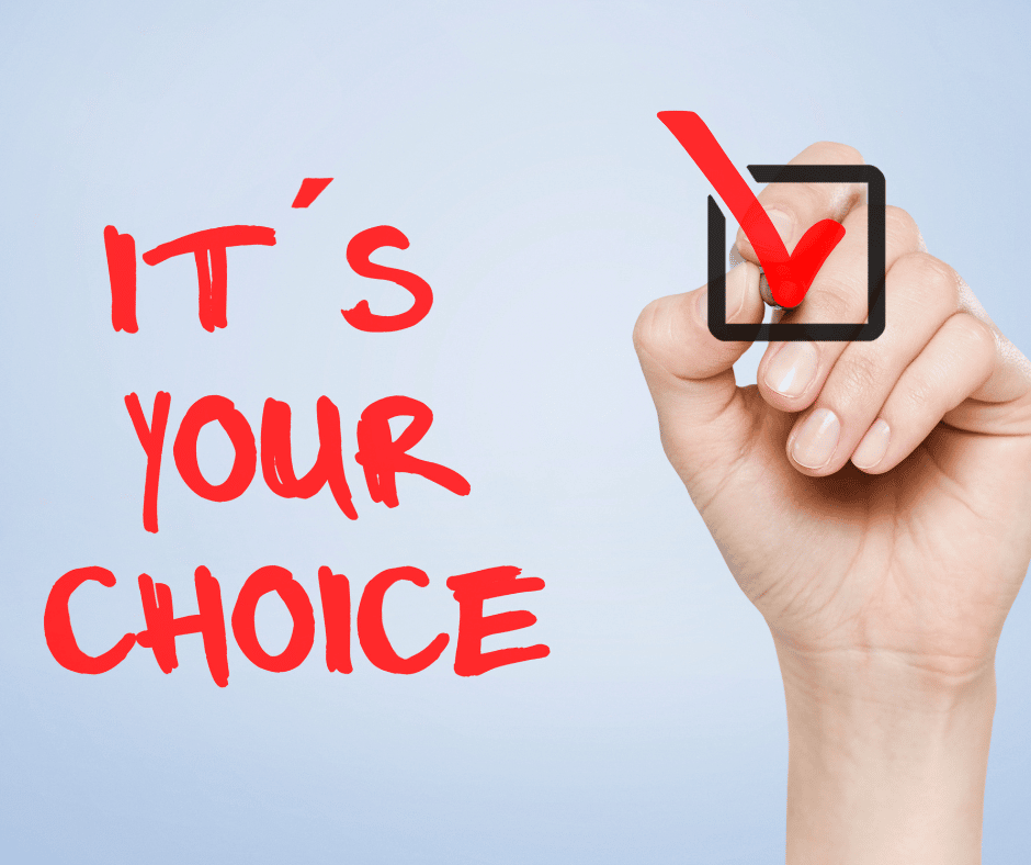 choosing property management system features highlighted with 'its your choice' written on glass with a tick | HiRUM